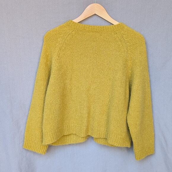The Great. Bright Daisy Diamond Bobble Alpaca Cardigan, size 3/L - Picture 3 of 7